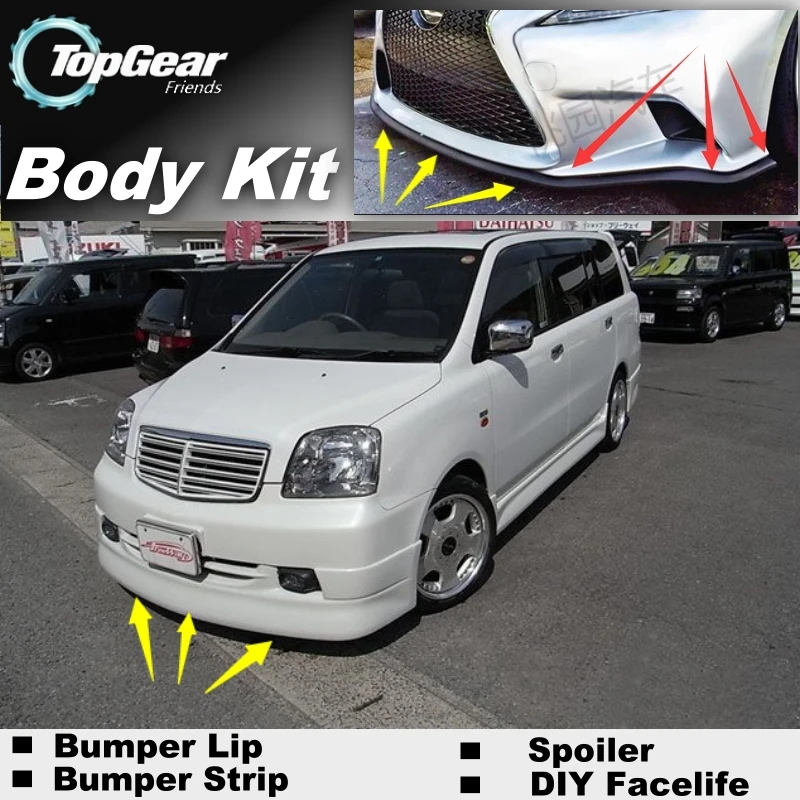 

Bumper Lip Deflector Lips For Mitsubishi Dion Front Spoiler Skirt For TopGear Friends Car Tuning / Body Kit Wing / Strip