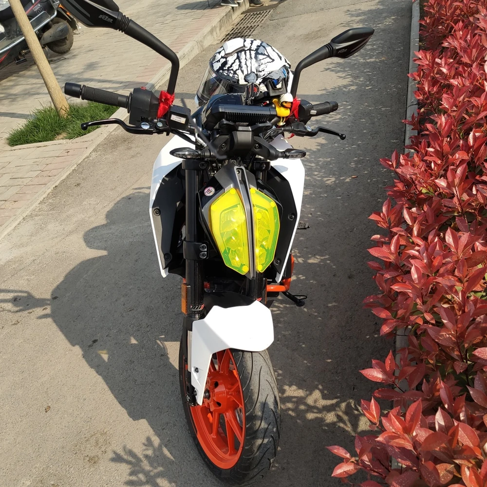 

DUKE790 Grille Headlight Protector Guard Lense Cover Fit For DUKE390 2017-2019 2018 Acrylic Motorcycle Accessories