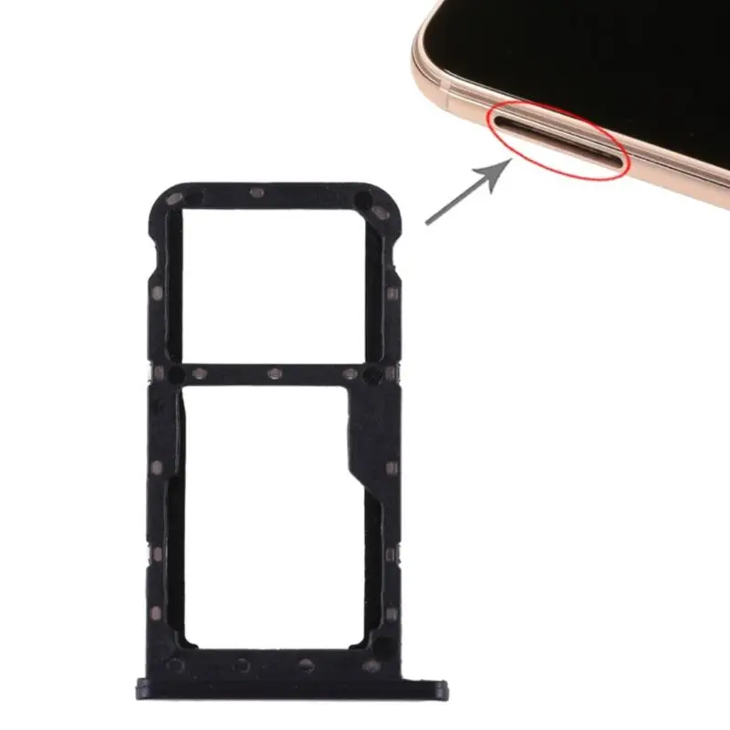 SIM Micro Secure цифровой лоток для карт памяти Двойной Слот держатель переноска