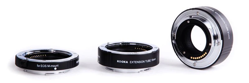 Набор металлических удлинительных трубок Kooka KK-S68A ttl AF с автофокусом для sony A-Mount объектив камеры Макросъемка крупным планом 12 мм 20 мм 36 мм