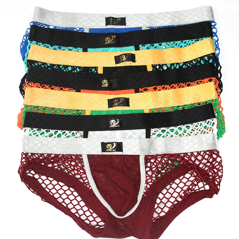 

Sexy Transparent Low Waist Big Mesh Gay Men's Sexy Underwear Breathable Men's Sexy Boxer Briefs Men's Boxer Briefs Gay Underwear