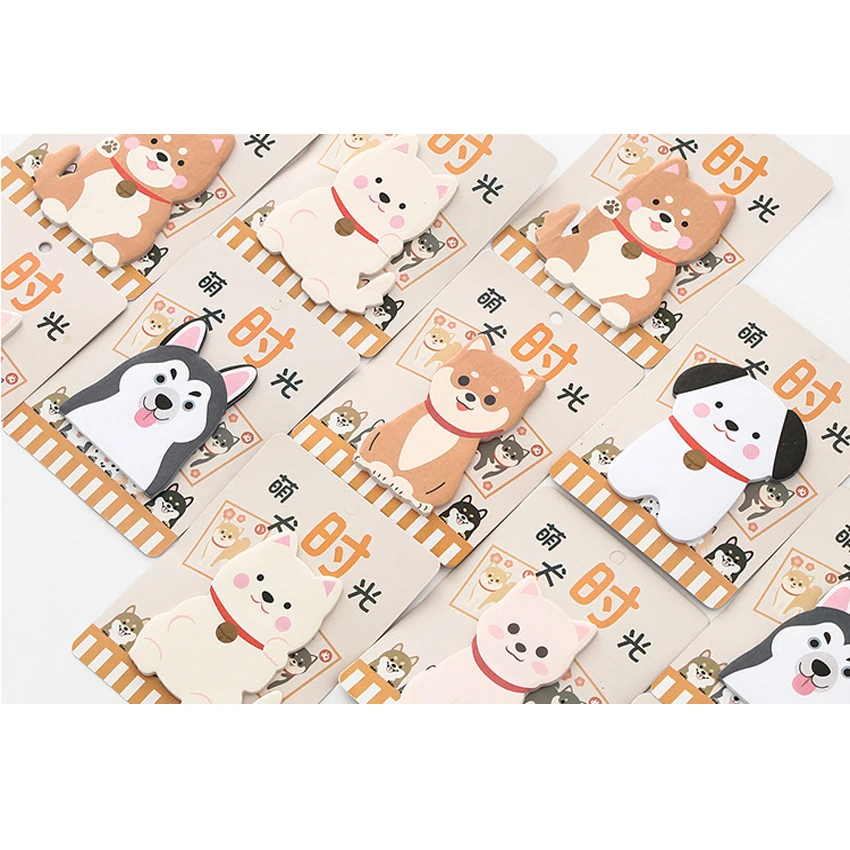 30 шт./лот милые Креативные наклейки Akita dog puppy Notes Memo Pad Самоклеющиеся N Times бумажный