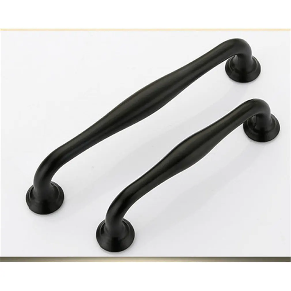 Черные дверные ручки ручка для гардеробного шкафа кухонные бронзовые мебели