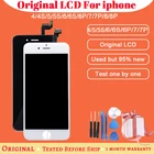 ЖК-экран для iPhone 4 5S, сменный экран 100% дюйма для Apple 7, 7Plus, 6, 6S, 7Plus, 8, 7Plus, без битых пикселей, сенсорный 3D-экран, оригинал