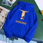 Толстовка мужская флисовая, осень толстовки йода г., с принтом звезд мандалорцев, Kawaii, Disney, для малышей, винтажная, 2021