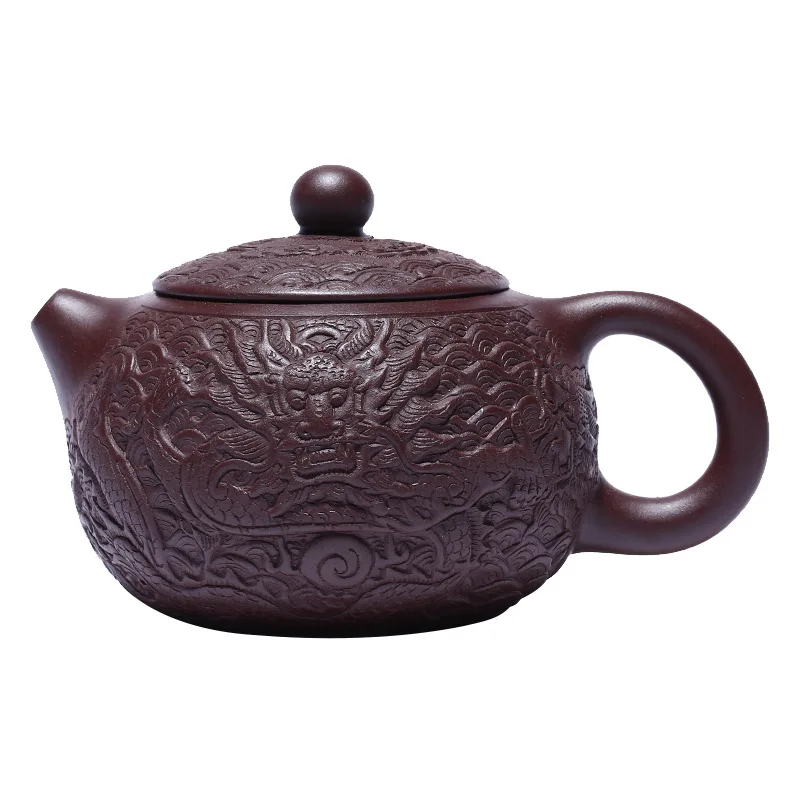 

Yixing raw ore purple clay teapot