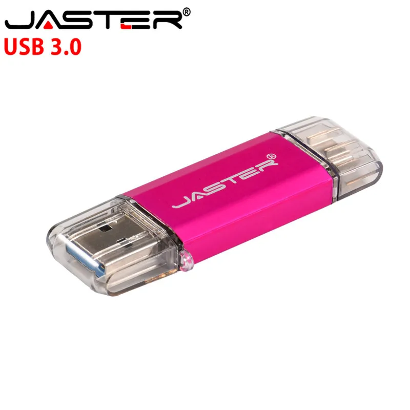 Флэш накопитель JASTER Type C OTG USB 3 0 объемом 64 ГБ 32 16 флэш для смартфона мини флешка 1