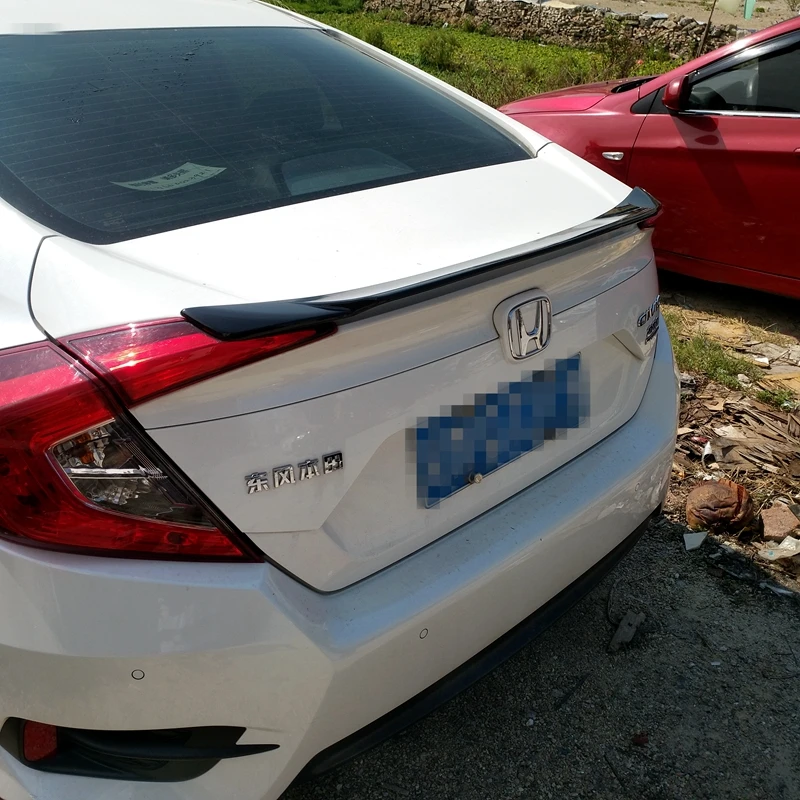 Новый дизайн высококачественный спойлер из АБС-пластика для honda civic 2015 2016 2017