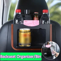 car seat organizer foldable universal car storage bag box backseat cup holder dining table car accessories interior