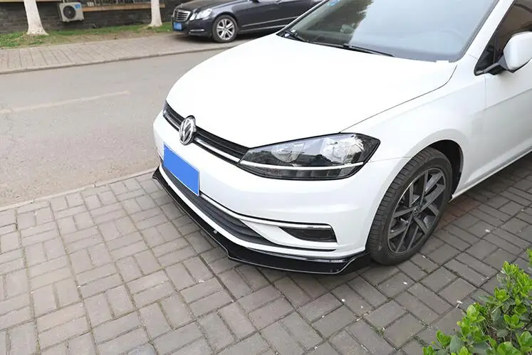 Для Volkswagen Golf 7 5 Body kit спойлер 2016 2018 для ABS задний передний бампер диффузор защитные