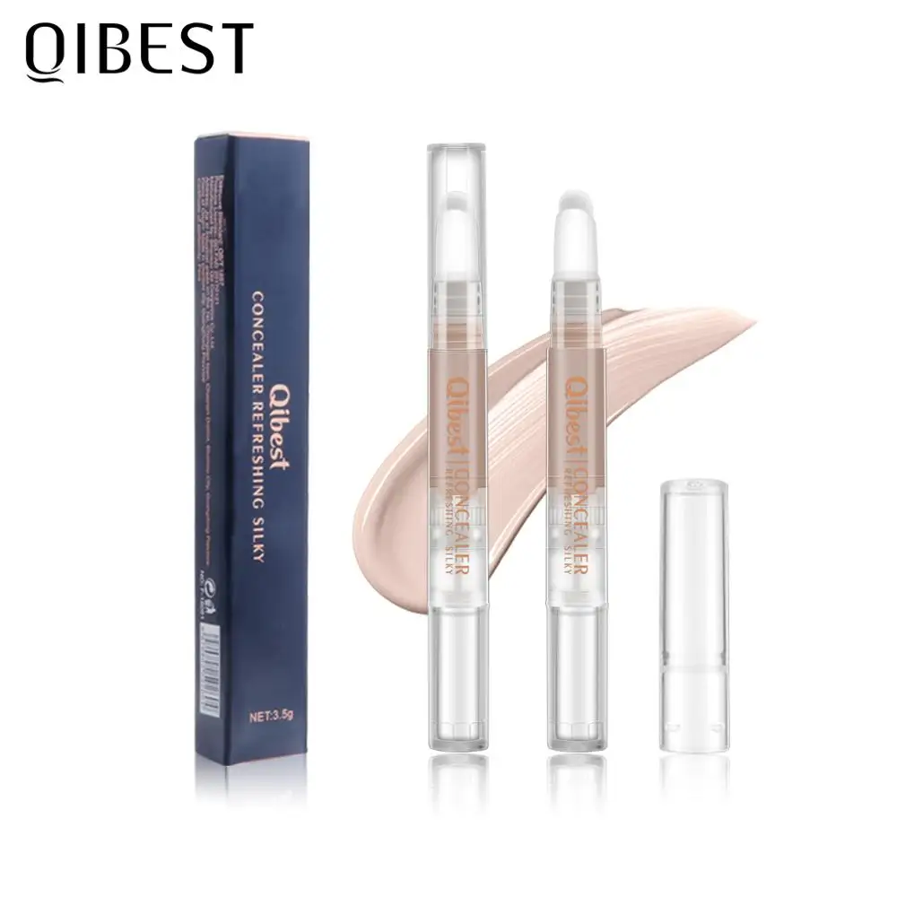 

QIBEST Liquid Face Concealer Pen Full Cover 5 Colors Waterproof Concealer Pen Face Contour Corrector Eyes Base Makeup Cosmetics