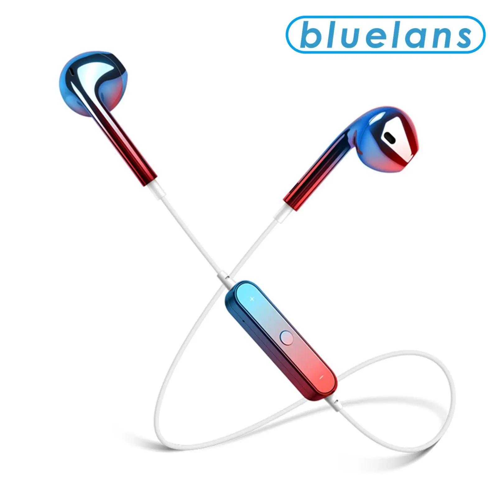 Универсальная беспроводная гарнитура Bluetooth 4 2 с градиентным цветом