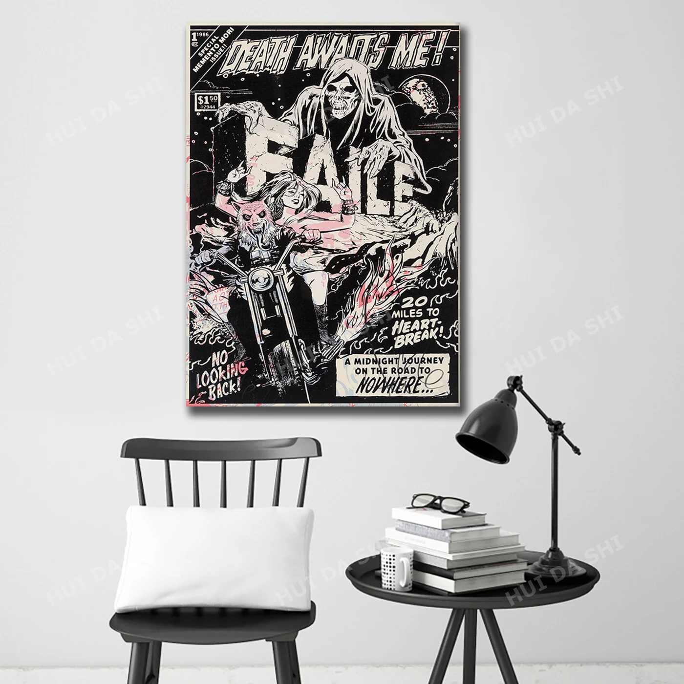 Memento Mori-Современная Художественная печать рисунок в стиле поп-арт сказочный