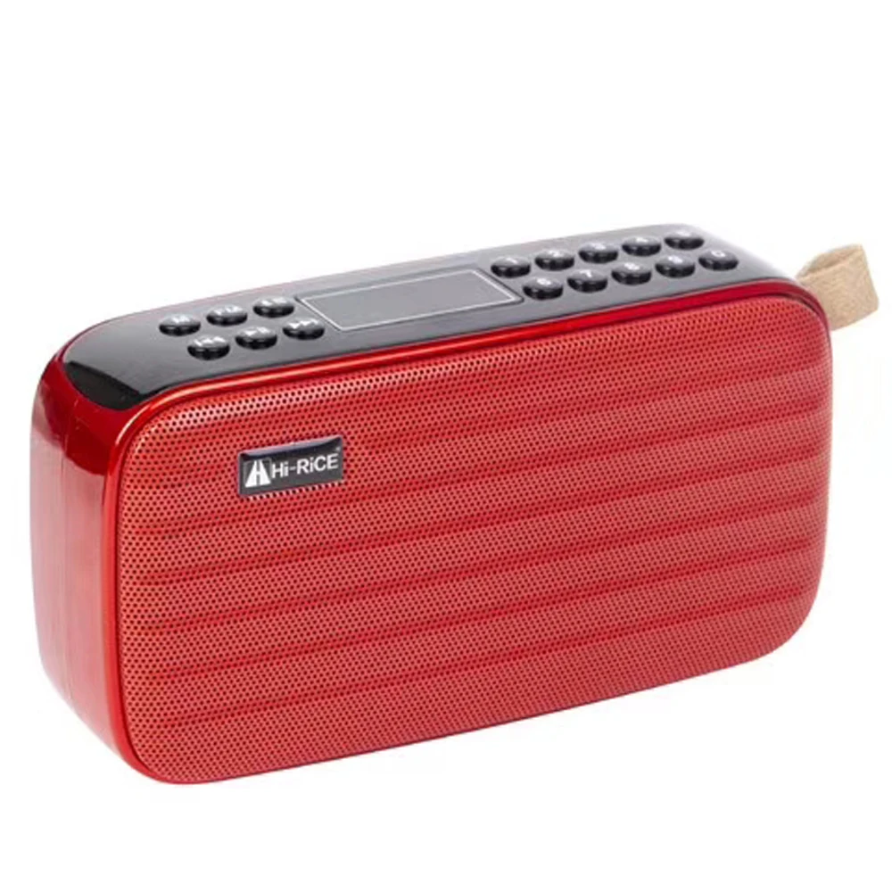 REC LED портативный FM/AM радио USB TF карта MP3 плеер цифровой динамик Bluetooth Hi Rice SD
