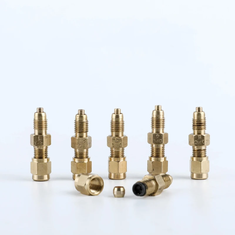 Латунный прибор для измерения расхода масла типа DPC односторонний обратный