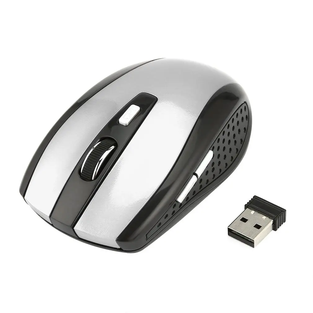

2.4GHz Wireless Mouse Portable Intelligent Gaming Mouse Optical Rolling Gamer Mice USB Receiver for PC Laptop Computer