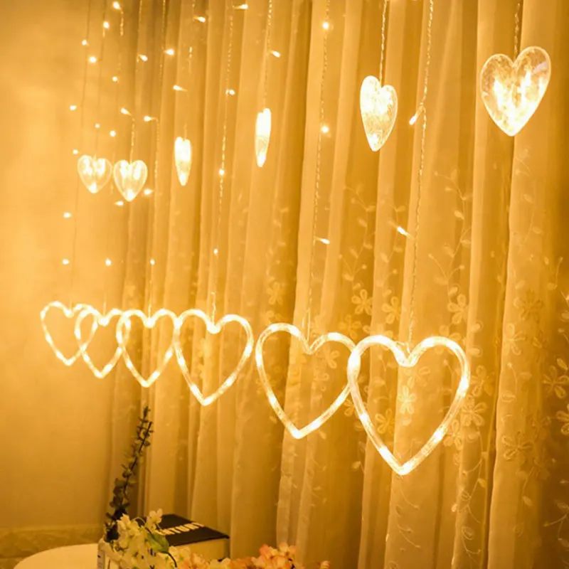 

8 modes Flashing LED light Curtain String Lights EU/US Plug Waterproof Fairy Light Garland Birthday Party Outdoor Decor Lamp