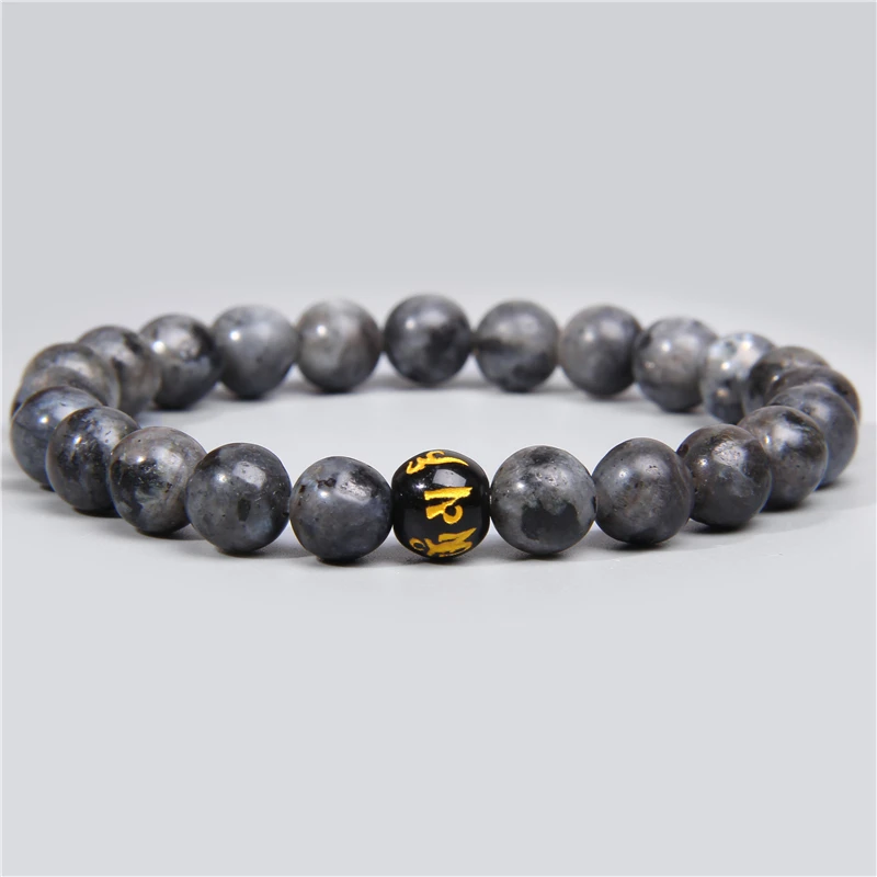 Древний Традиционный девиз браслеты из нержавеющей стали для мужчин натуральный