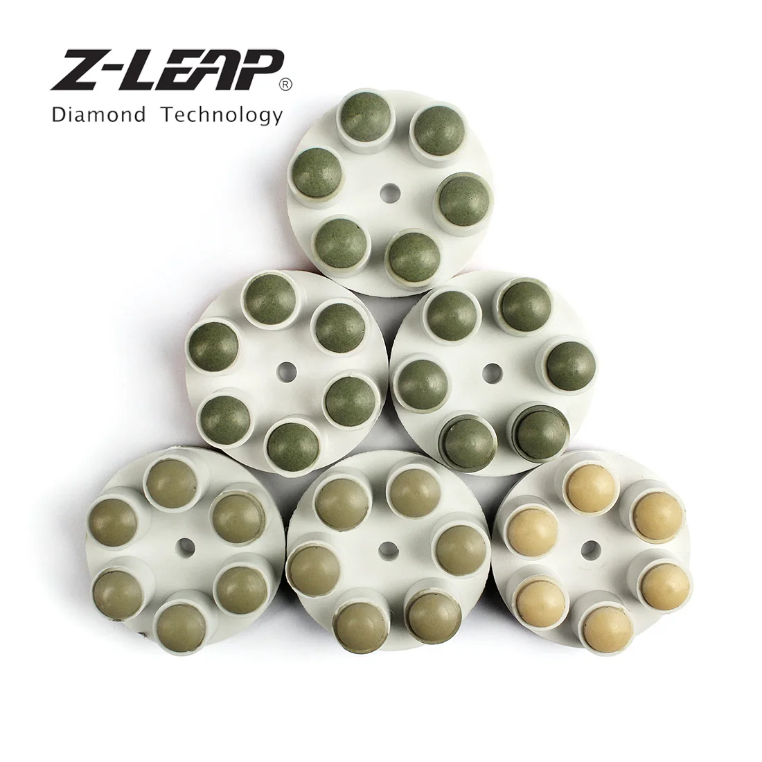 Алмазная полировальная тарелка Z-LEAP дюйма 1 шт. 2 сферические рабочие точки