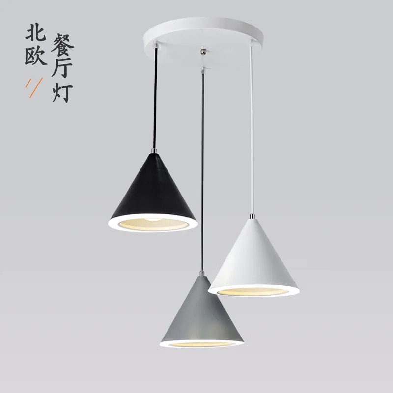 Портативная люстра в стиле пост модерн лаконичная лампа воронка для