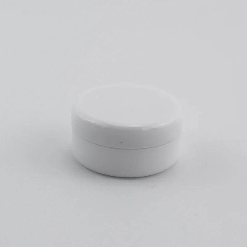 3g Round White 2 12 шт пустые для небольших банок многоразовые мини пластиковые бутылки Косметическая банка, контейнер маленькая круглая бутылка маленькая банка для крема твердые духи - Цвет: 3g Round White 2