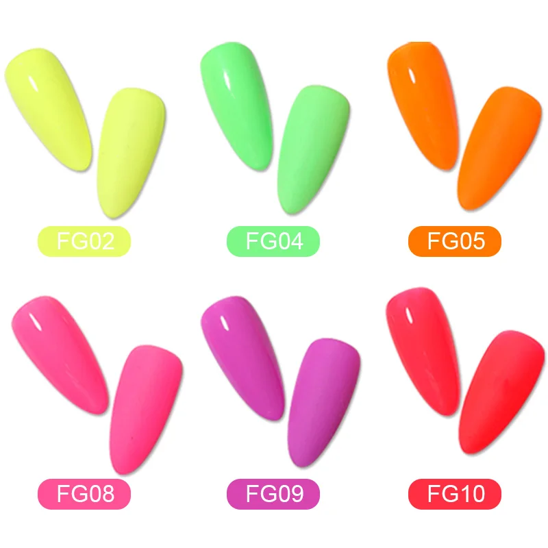 Гель лак для ногтей BORN PRETTY неоновый дизайна светодиодный гтей не вытирается