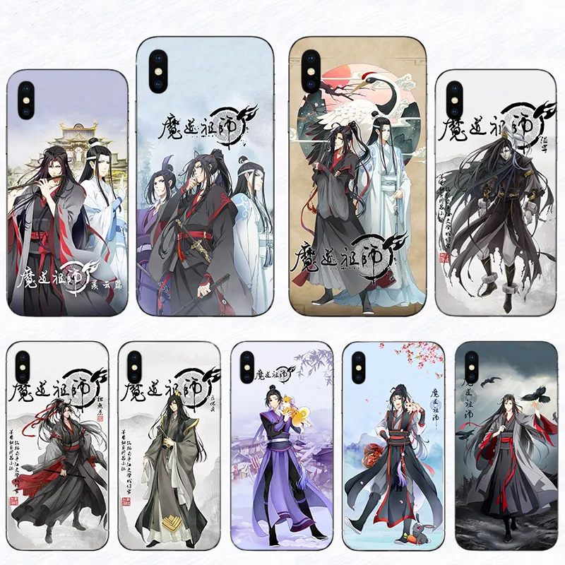 

Popular Novel Anime MO DAO ZU SHI Phone Case For Iphone SE XS X XR 11 Pro Max 13 12 Mini Hard Cover 5S 8 6S 7 Plus Mobile Shell