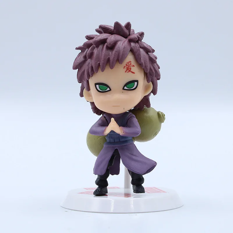 Экшн фигурка Наруто 6 шт./Лот игрушки в стиле Q Zabuza Haku Gaara Sasuke Naruto Sakura ПВХ модель