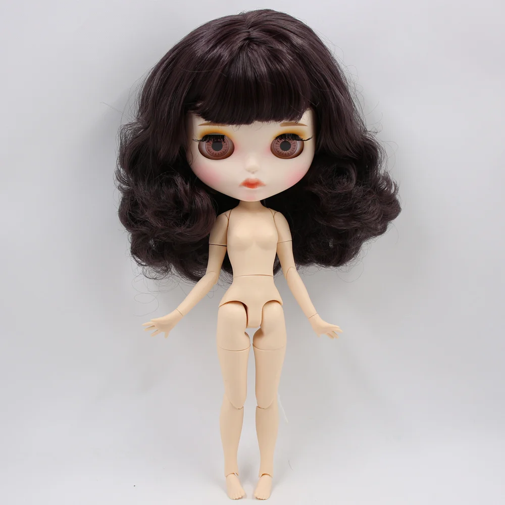Кукла Blyth шарнирная с губами и матовым лицом 1/6 | Игрушки хобби