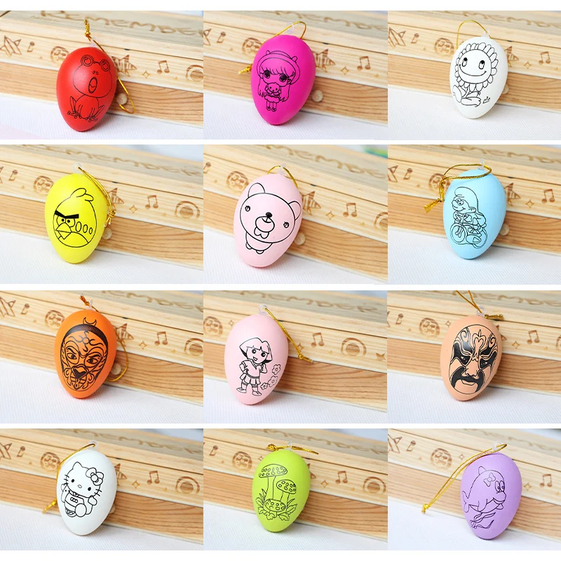 

Handmade DIY Easter Eggshell Cartoon Painted Toy Child Educational Arts Crafts