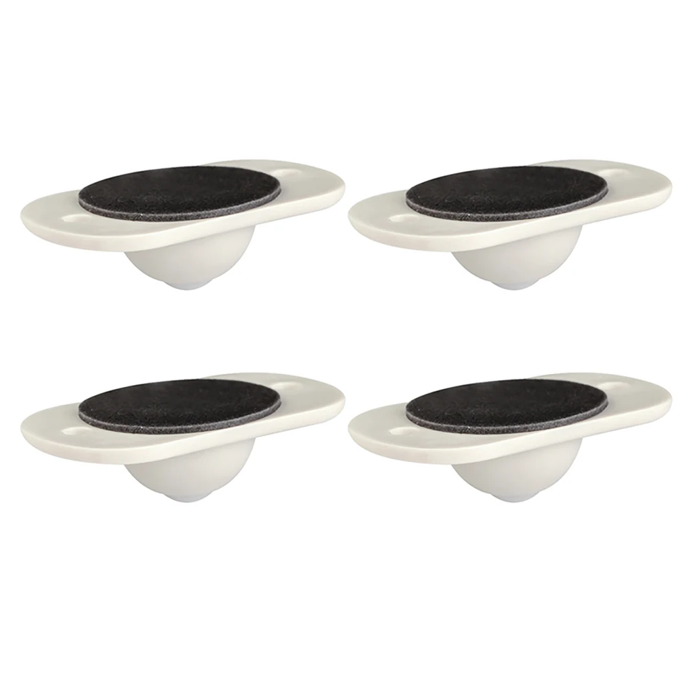 

4pcs Adhesive Swivel Casters Universal Furniture Wheel Castor Roller for Storage Box Platform Trolley Chair Paste Pully