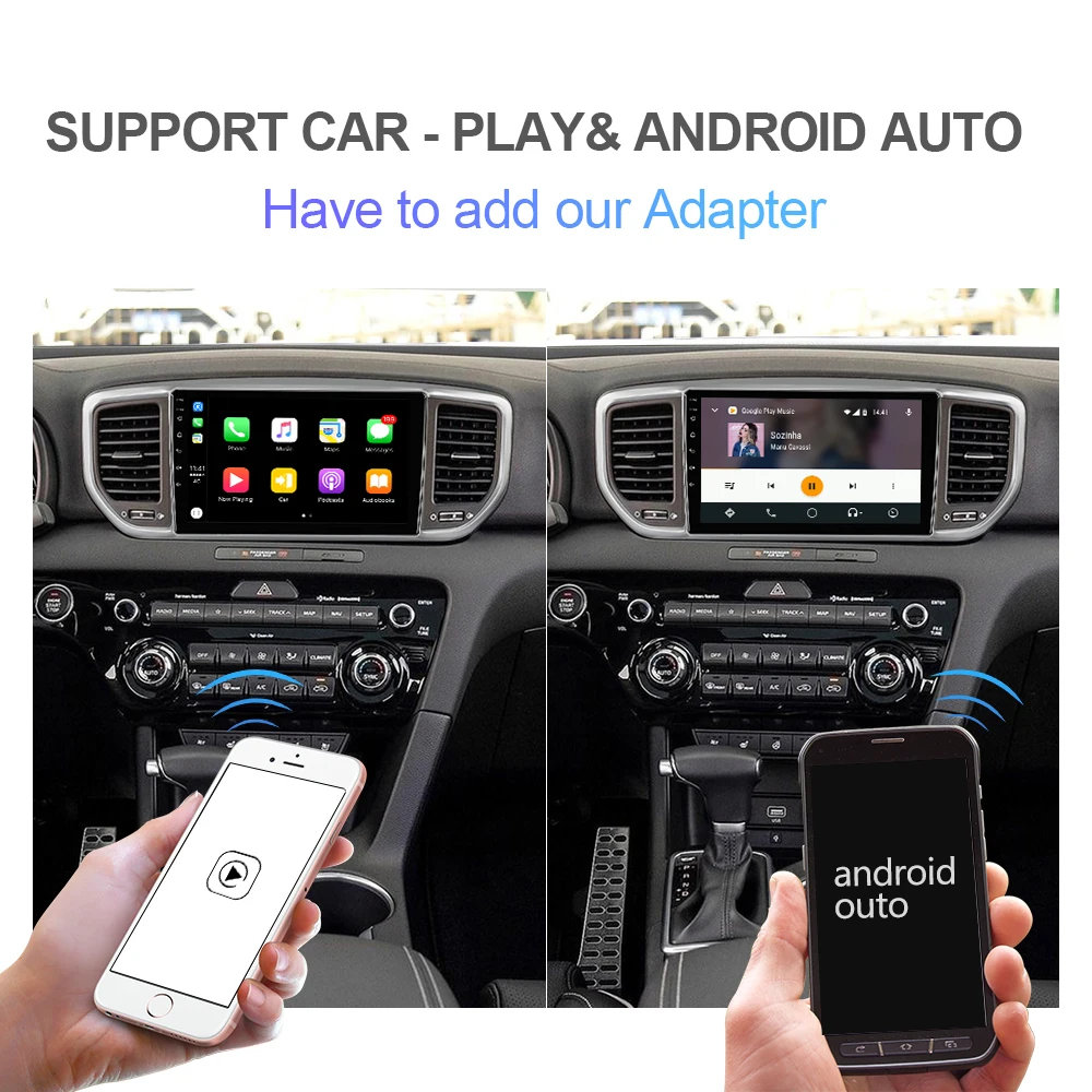 Автомобильный радиоприемник Isudar H53 4G Android 1 Din для KIA/Sportage 3 4 2016-2019 мультимедийный GPS