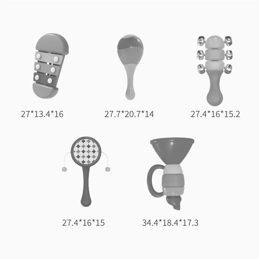 

5pcs/Set Newborn Baby Infant Early Education Piano Music Instrument Toy