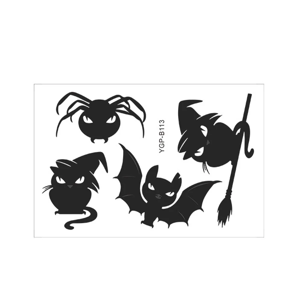

1Sheet Wall Sticker Ornament Bat Window Luminous Stickers Decor