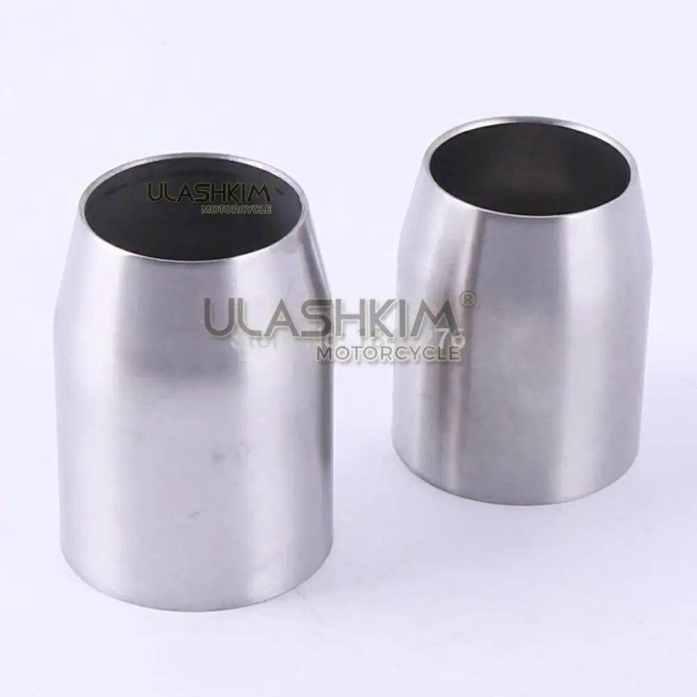 

Motorcycle Exhaust Convertor Adapter Stainless Steel Motorcycle Exhaust Connector Motorbike Connecting Link Down Pipes
