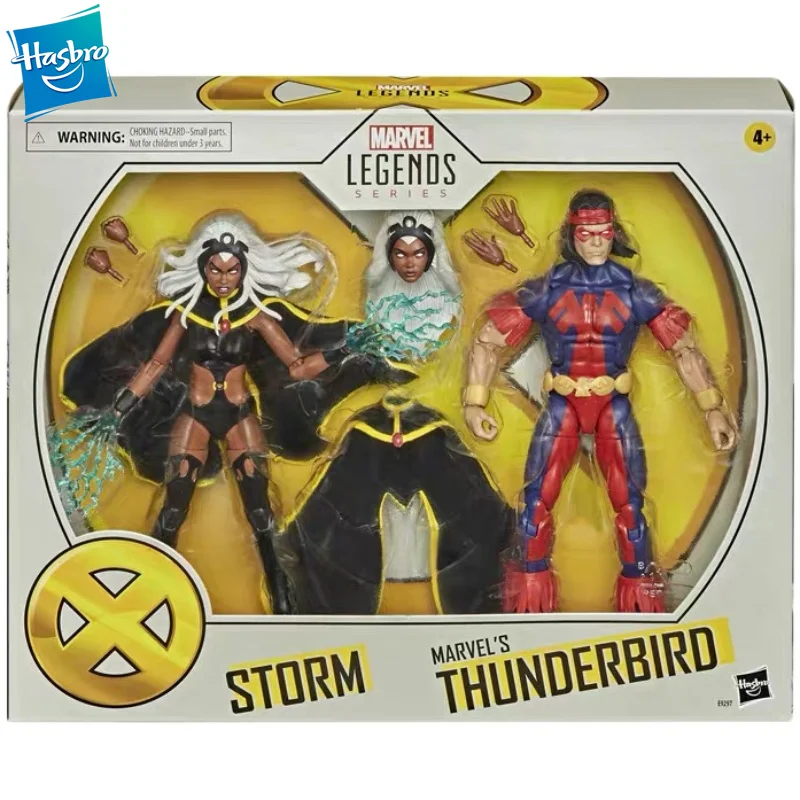 

Hasbro Marvellegends Rouge Raksha Girl Pyro Fire Man Double Pack Storm Girl Thunderbird X-Men 16CM Movable Joints
