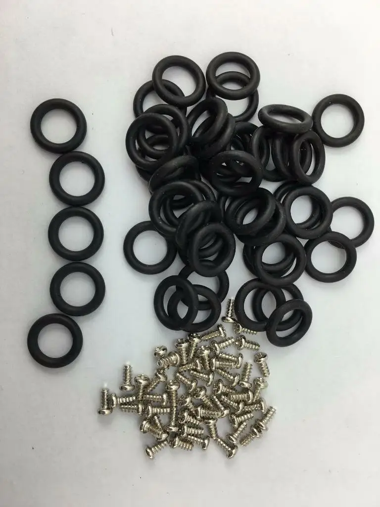 Лот 200 шт. GI Джо КОБРА СИЛЫ действия O-RINGS пояс ленты и винты для 3 75 &quotGI