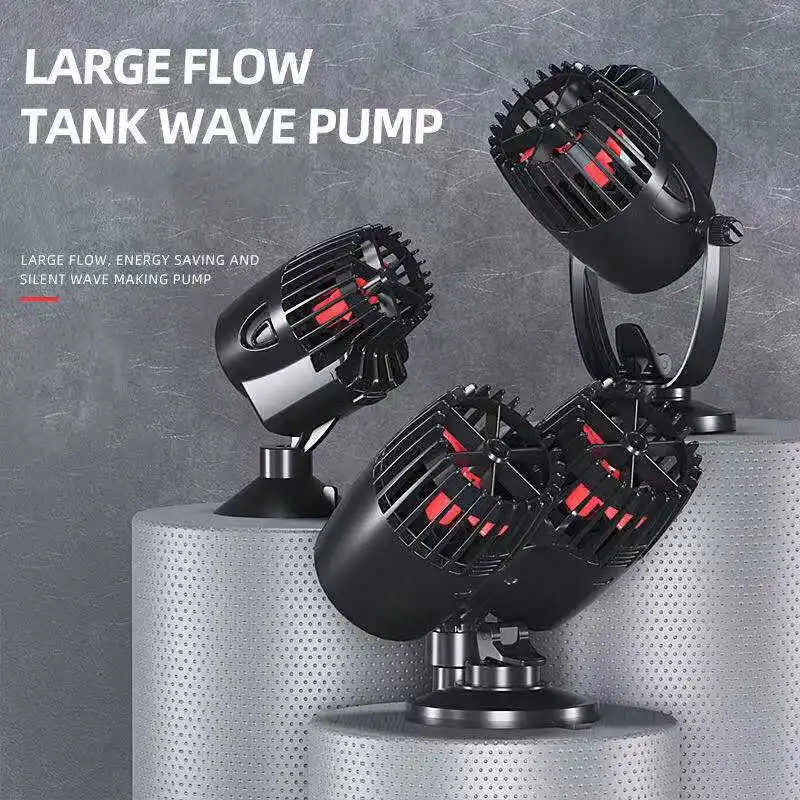 110V Aquarium fish tank wave blowing pump circulating wave pump suction cup fixed surf pump aquarium accessories 3W10W15W20W25W