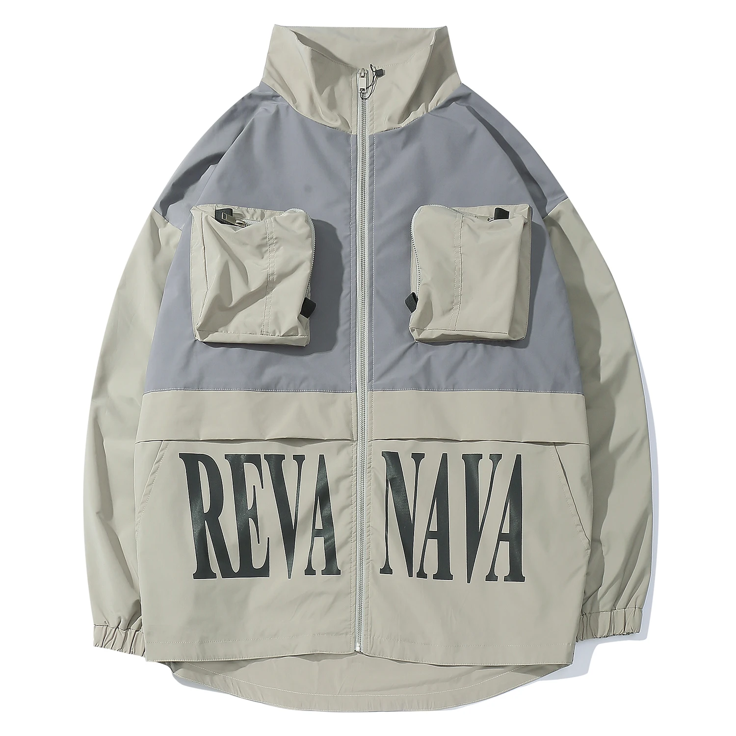 Aelfric Eden Лоскутные мужские куртки-стойки 2019 осень зима модные повседневные