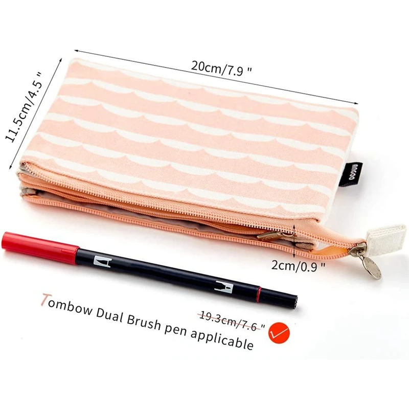 

ANGOO Big Capacity Pencil Case Office School 3 Layers Pencil Bag Zipper Stationery Pouch Multifunctional Organizer