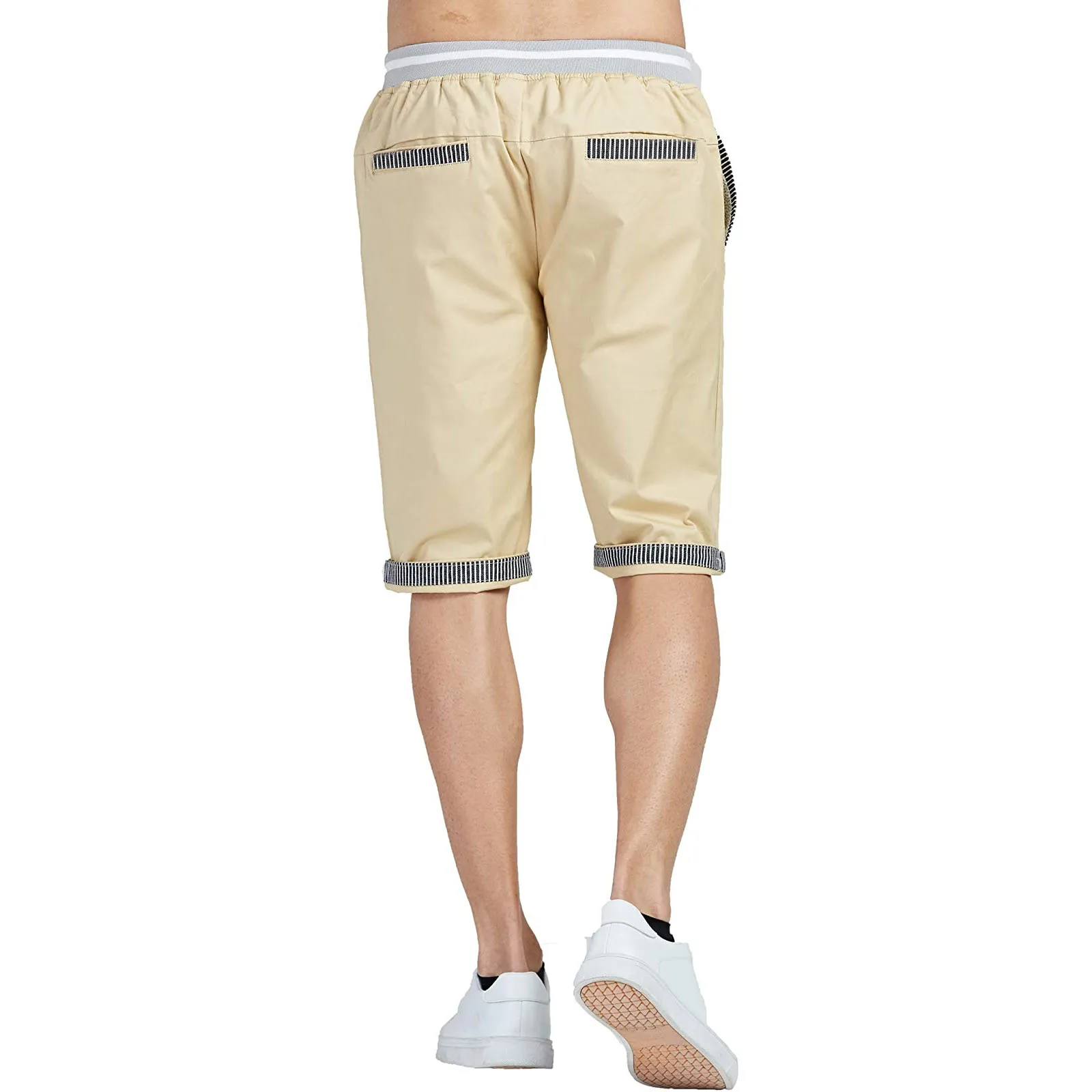 Брюки мужские для бодибилдинга повседневные облегающие спортивные штаны до