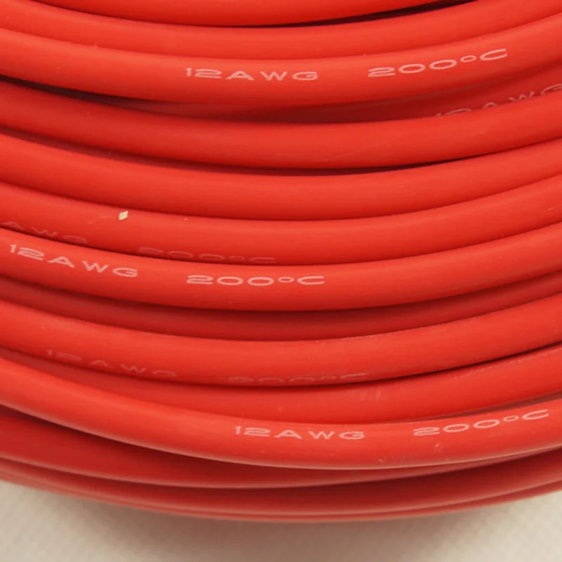 Силиконовый провод для радиоуправляемого квадрокоптера 2 м 10/12/14/16 AWG | Игрушки и