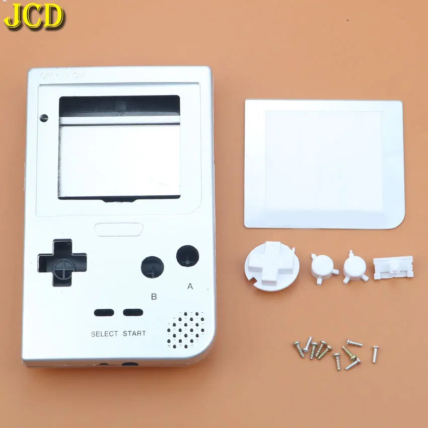 JCD 1 шт. пластиковый Полный Чехол Корпус Замена корпуса для Gameboy Карманная игровая консоль для GBP Оболочка Чехол с кнопками комплект - Цвет: C