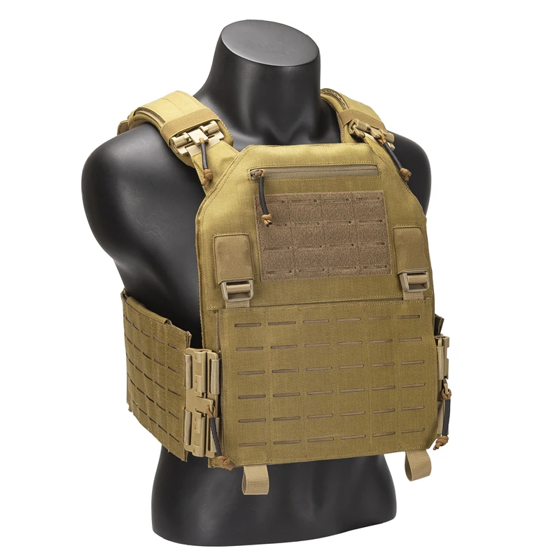 BC 1000D Nylon Black Laser Cut Molle Bulletproof Vest Body Armour Plate Carrier Tactical for Outdoor Military ArmyHunting | Спорт и