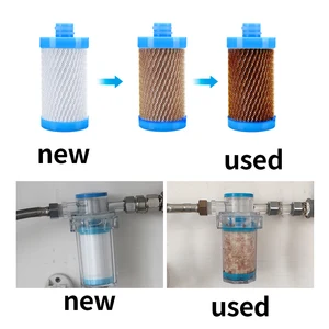 kitchen household pp cotton filter element small activated carbon filter shower filter faucet with water heater washing machine free global shipping