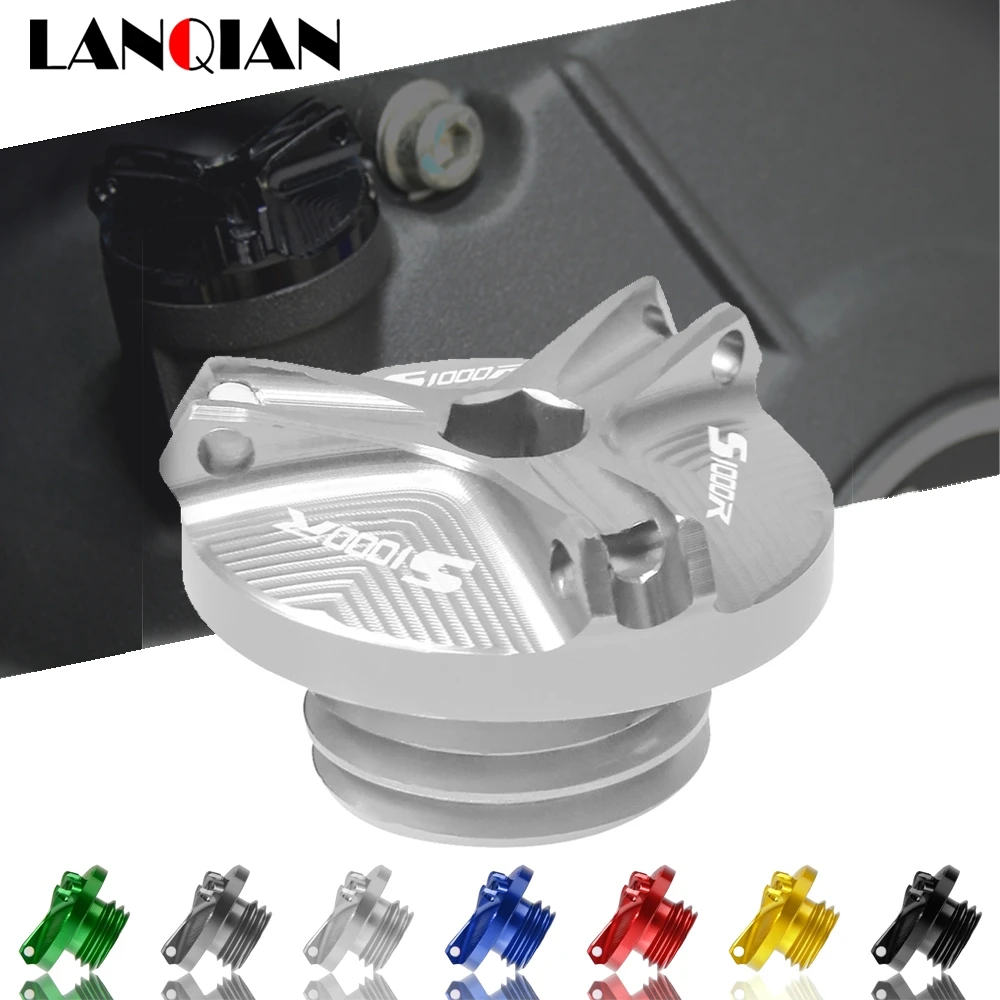 

For BMW S1000R Motorcycle Aluminum Engine Oil Filter Cup Plug Cover Screw Moto Parts S 1000 R 2014 2015 2016 2017 2018 2019 2020