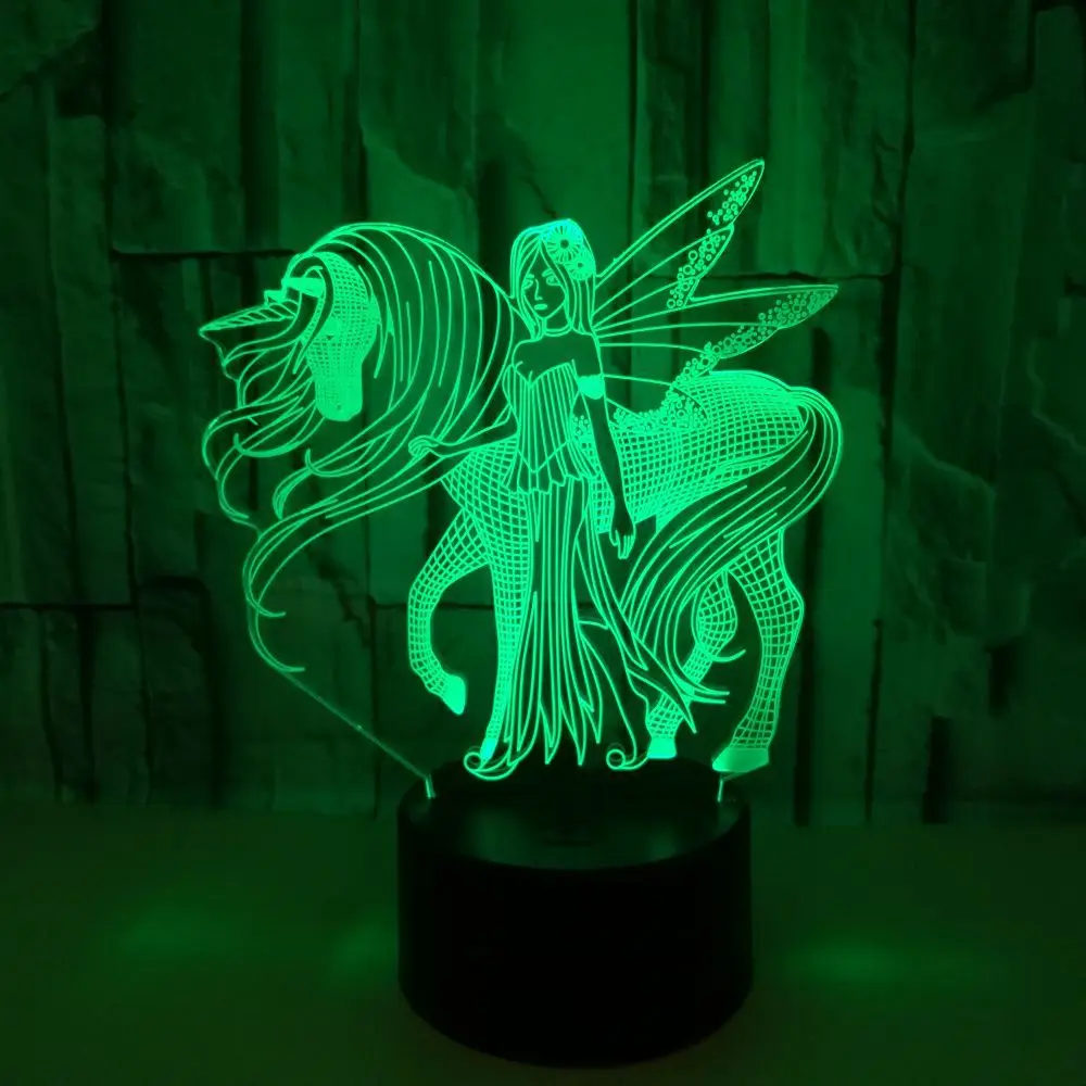 

Nighdn Unicorn 3D Illusion Lamp 16 Colors Night Light for Bedroom Decor Nightlight Birthday Christmas Gifts for Girls Kids