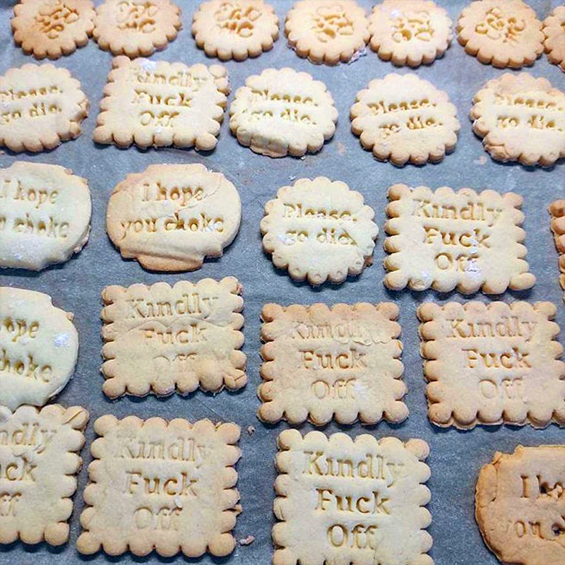 4 шт. 2021 новые формочки для печенья с хорошими пожеланиями Кондитерские