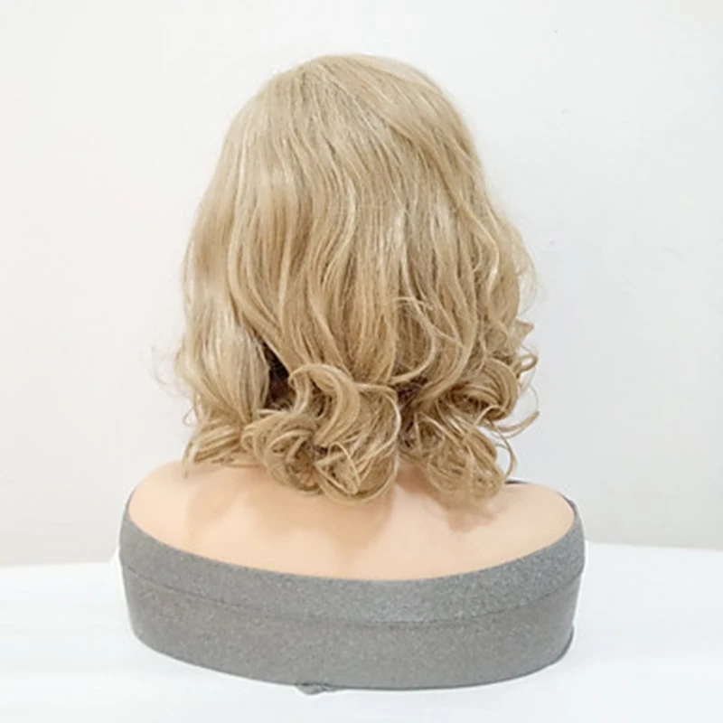HAIRJOY светлый короткий вьющийся парик синтетические волосы парики для женщин