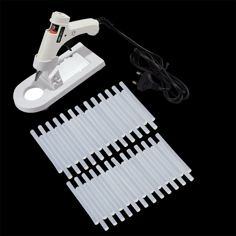 

20W High Temperature Heater Hot Melt Gun With 50pcs 7x100mm Glue Sticks Graft Tool Repair Handy Hot Silicone Glue Gun Buttstock